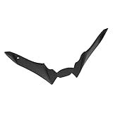 Viseira Frontal Capa De Carenagem De Viseira Frontal Longa De Fácil Manuseio Aparência Elegante Acabamento Detalhado Resistência Ao Desgaste Aerodinâmico Para MT 09 SP Preto 