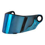 Viseira Ls2 Ff358 Ff396 Azul Iridium Polivisor Anti Risco