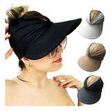 Viseira Turbante Bandana Moda Praia Proteção Solar Feminina