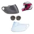 Viseiras Capacete Mixs Fokker Mix5 Fume E Cristal + Reparos