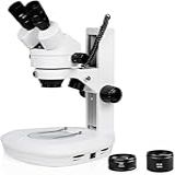 Vision Scientific Microscópio Estéreo Com Zoom Binocular Vs 2ez Ocular De Campo Amplo De 10x Faixa De Zoom De 0 7x A 4 5x Faixa De Ampliação De 3 5x A 90x Lente Auxiliar De 0 5x E 2x Il