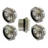 Visor De Nível Óleo Aluminio Rosca Bsp 1 2 Kit 5 Unidade