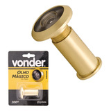 Visor Olho Mágico Vonder 200 Para Portas Madeira E Aço