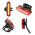 Vista Light Usb 3 Cores Lanterna Traseira Bike 120 Lumens