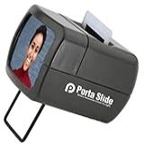 Visualizador De Slides Iluminado Por Bateria PS-E2 Da Porta Slide- Visor Deslizante Portátil- Visor Deslizante De Imagem- Visor De Slides Para Fotos E Filmes De 2 X 2 E 35 Mm- Visor De Slides De Fotos- Feito Na Europa