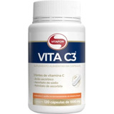 Vita C3 1000mg - Vitafor 120caps - Pronta Entrega 