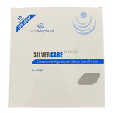 Vita Medical Curativo Silvercare Alginato De Cálcio E Prata 10x10cm 10 Unidades
