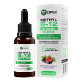 Vitamina B12 Metilcobalamina Sublingual Liquida Em Gotas 414 Vd 100 Pura Vegan 30ml Force Full Labz