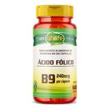 Vitamina B9 Acido Fólico 60 Capsulas