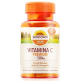 Vitamina C 500 Mg 90 Cápsula De Liberação Prolongada Sundown Sabor Cápsulas Não Flavorizadas