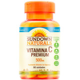Vitamina C Premium 500mg Sundown Importado Imunidade 90c