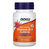 Vitamina D3 5000 Ui Now Foods