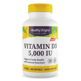 Vitamina D3 5000ui 360soft Healthy Origins Pronta Entrega