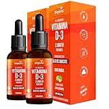 Vitamina D3 Liquida 2000UI Por Gota Formlado Com óleo De Abacate Sabor Limão Unidade 20mL Bigens Kit 2 