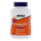 Vitamina K2 100mcg Now Foods 250