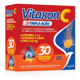 Vitaxon Tripla Ação Vitamina C d E Zinco 30 Comp