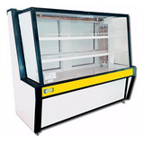 Vitrine Refrigerada Para Bolos Doces Pop Luxo 1 50m Estilo De Vidro Reto 220v