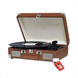 Vitrola Maleta Toca Discos Vinil Conversor Digital Bluetooth