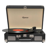 Vitrola Raveo Sonetto Chrome Black Bluetooth Preta Bivolt