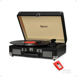 Vitrola Retro Conversor Digital Maleta Toca Discos Agulha