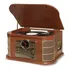 Vitrola Retro Radiola Toca Discos Bluetooth   Agulha Rubi
