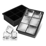 Vittak Forma De Silicone Gelo Cubo Grande 6 Cubos Top Cor Preto