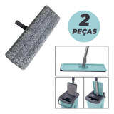 Vittak Kit 2 Refil Mop Flat Vassoura Rodo Microfibra Reutilizável