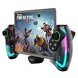 VivazTech Ipega Controle Para Celular - Gamepad Android- Compatível Com IOS- PS3- PC E Notebooks - Com Bluetooth- Iluminação RGB- Gatilhos Hall- Função Turbo- Vibração