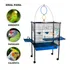 Viveiro Para Calopsita Triplex Black/azul Preto/azul Unico Cor Preto