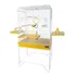 Viveiro Pássaros Aves Confort Triplex Jel Plast Pet Piu Cor Amarelo
