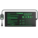 VIVOSUN Tapete Térmico De Mudas De 122 Cm X 52 Cm Com Controlador De Temperatura Embutido Almofada De Aquecimento De Plantas à Prova D água Com Certificação UL E MET Para Germinação Hidroponia 