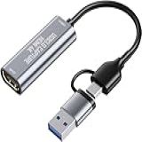 VIXLW Placa De Captura De áudio Vídeo Cartão De Captura HDMI USB 3 0 Para Transmissão Cartão De Captura USB 2K 30FPS 1080P 60FPS HDMI Para USB C Para Reordenação De Vídeo De Transmissões De Jogos 