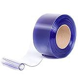 VIZ-PRO Rolo De Porta De Cortina Liso De PVC Transparente Padrão- 40 M De Comprimento X 20 Cm De Largura X 0-2 Cm De Espessura