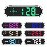 VJOYCAR Novo Velocímetro Colorido Hud Gps Medidor De Velocidade Digital Mph Km H Speedo Head Up Display Para Carros E Caminhões Cabo Usb Ligar E Usar 7 Cores Mph Km H