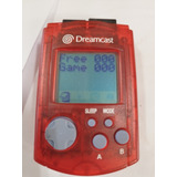 Vmu Dreamcast Vermelho Original Sega Japonês Memory Card