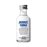 Vodka Absolut Natural Miniatura 50ml