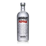 Vodka Absolut Peppar Lacrada Rótulo Antigo Fosco Raridade