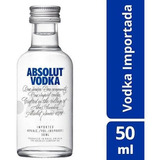 Vodka Destilada Absolut Mini Garrafa De 50ml Original