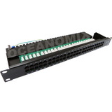 Voice Panel 50 Portas Rj45 Padrão Rack Telecom 1u Cat3