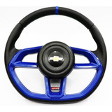 Volante Azul Gti Corsa Wind Classic Celta Gm C Cubo