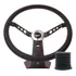 Volante Clássico Couro / Black Lotse Big Block + Sanfonado