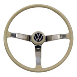 Volante Clássico Do Fusca Antigo Cálice Preto Bucha Grátis