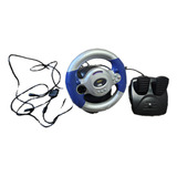Volante Com Vibração Para Playstation ps1 E Ps2 E Pc