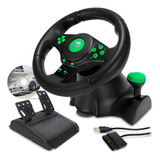 Volante Controle Xbox 360 Ps3 Ps2 Pc Usb Knup Kp 5815a