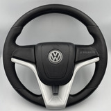 Volante Cruze Prata 37cm Para Caminhão Vw 8150