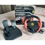 Volante De Mesa Ps3 pc Thrustmaster Ferrari Com Pedal E Cx