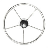 Volante Em Aço Inox Para Embarcações Lancha 343 Mm 5 Raios