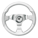 Volante Em Alumínio E Poliuretano 350mm T15b Italiano Branc