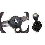 Volante Esportivo C Cubo Peugeot 206 Manopla Coifa Cambio
