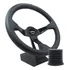 Volante Esportivo Couro / Preto Lotse Wrc + Cubo Sanfonado